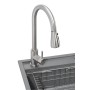 Мийка кухонна GRANADO Basic Estella grafito (+ змішувач Campo LUX inox + дозатор Redondo inox + кошик (ksg0109)