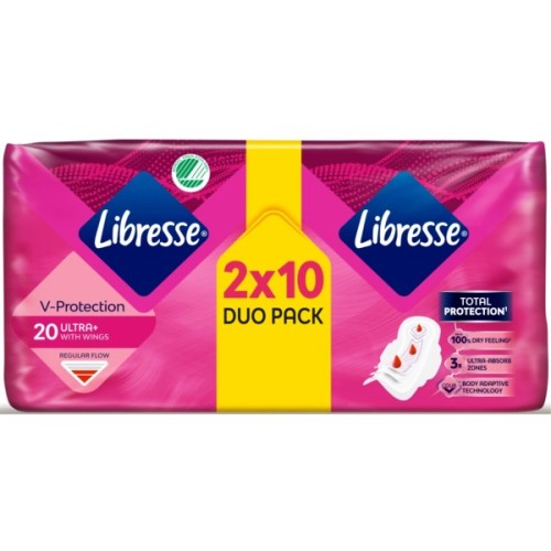 Гігієнічні прокладки Libresse Ultra Normal Soft 20 шт (7310791245607)