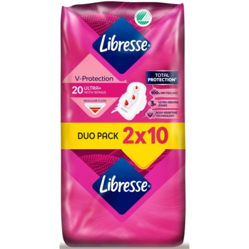 Гігієнічні прокладки Libresse Ultra Normal Soft 20 шт (7310791245607)