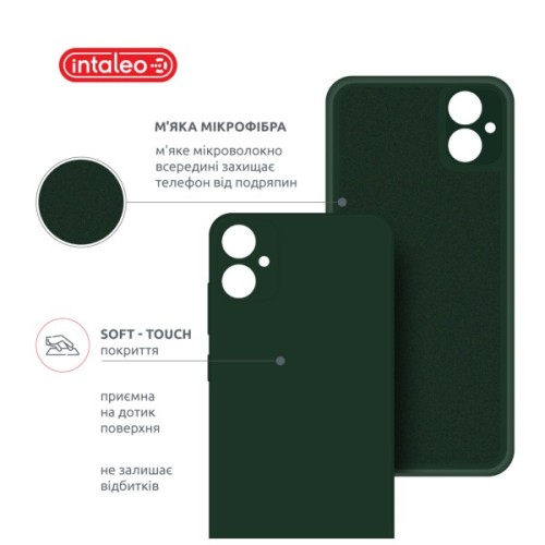 Чохол до мобільного телефона Intaleo SoftShell Samsung Galaxy A06 Dark Green (1283126609503)
