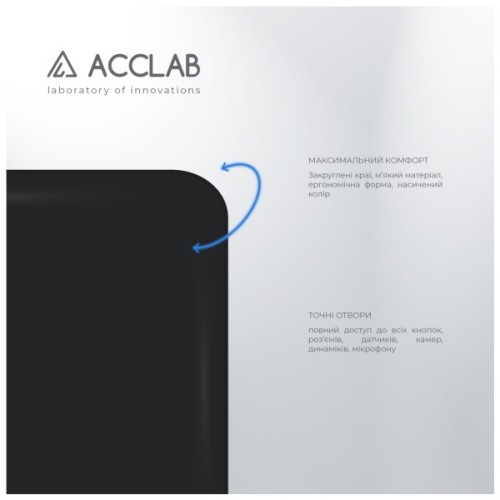 Чохол до мобільного телефона ACCLAB SoftShell Samsung Galaxy A24 Black (1283126576065)