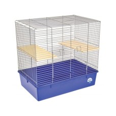Клітка для гризунів Природа "Шиншила" 70x66x44 см хром/синя (4823082415106)
