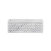 Клавіатура Maxxter KB-01W-UA USB White (KB-01W-UA)