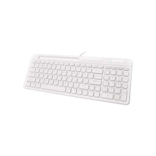 Клавіатура Maxxter KB-01W-UA USB White (KB-01W-UA)