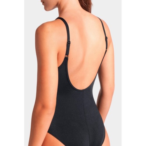 Купальник Arena Ripples Swimsuit U Back B 009500-590 чорний 42 (3468337554424)