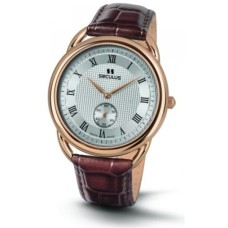 Наручний годинник Seculus 4483.2.1069 pvd-r case, white dial, brown leather