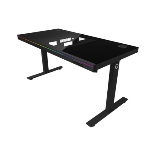 Комп'ютерний стіл Lorgar ELITE 90G Glass Black (LRG-DE90G)