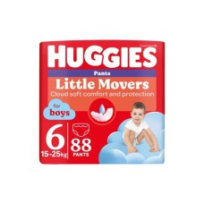 Підгузки Huggies Little Movers Pants 6 (15-25 кг) для хлопчиків 88 шт (5029054568200)