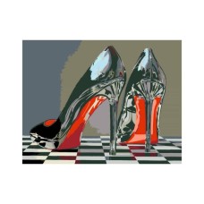 Картина по номерам Rosa Start Туфлі 35 х 45 см (4823098514299)