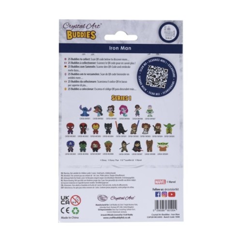 Набір для творчості Crystal Art Залізна людина (CAFGR-MCU003)