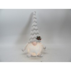 Новорічна фігурка Novogod`ko Гном білий, 35 см, LED тіло (974625)