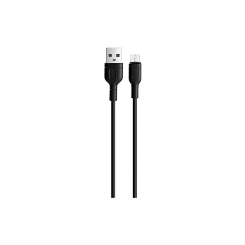 Дата кабель USB 2.0 AM to Micro 5P 1.0m 2A black XO (NB212-AM.black)