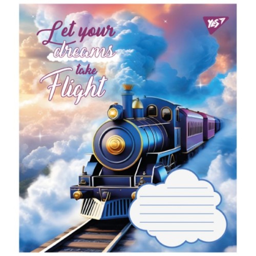 Зошит Yes Let your dreams 12 аркушів лінія (766947)