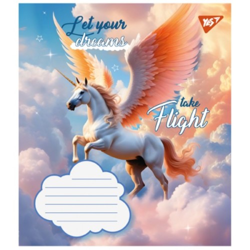 Зошит Yes Let your dreams 12 аркушів лінія (766947)