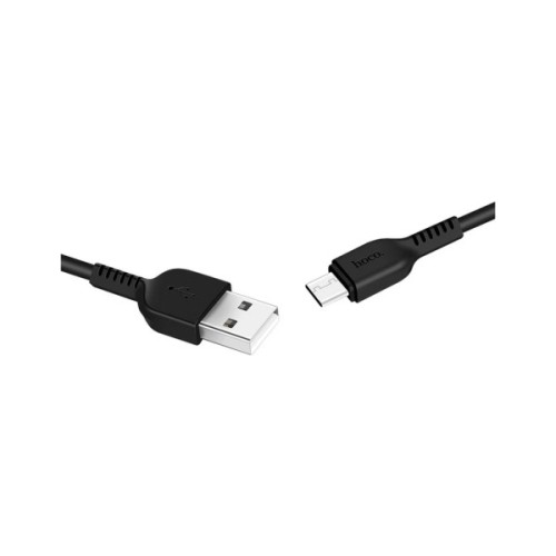 Дата кабель USB 2.0 AM to USB-C 2.0m 3A X20 black HOCO (6957531068907)