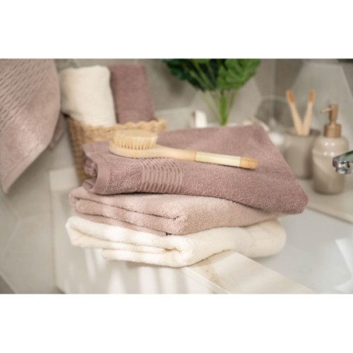 Рушник Ardesto набір махрових Lotus 2 шт 50х90 см індіго, 70х140см, 100% бавовна, какао (ART2357CA)