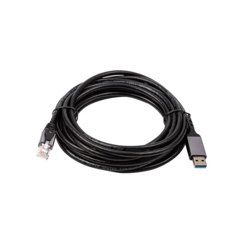 Дата кабель USB AM to RJ45 Ethernet 5.0m CAT6 UTP PowerPlant (CA915002)