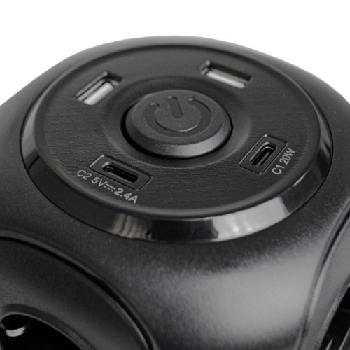 Мережевий фільтр живлення Patron SP-1683-USBT (EXT-PN-SP-1683-USBT)