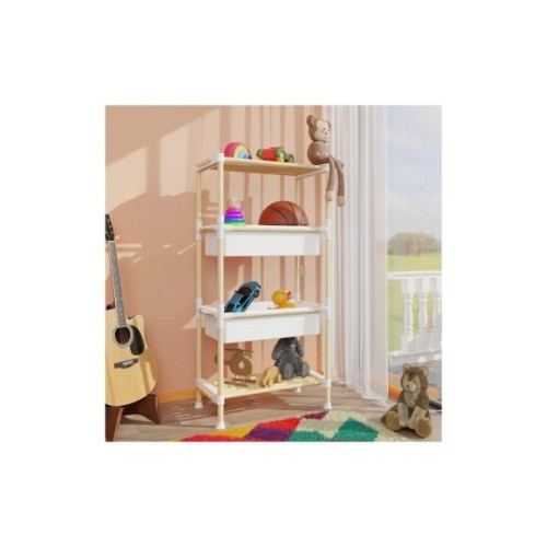 Стелаж Eurogold дерев'яний з 2-ма кошиками (92,5*49*28см) S-50 (ЕГ S-50 W)