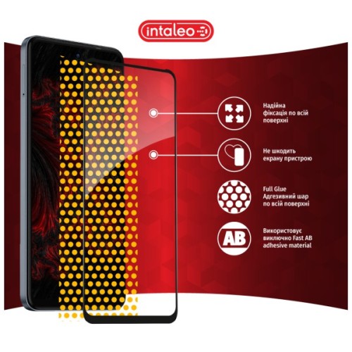 Скло захисне Intaleo Full Glue Tecno Spark 20C Black (1283126589065)