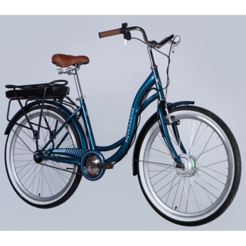 Електровелосипед Dorozhnik 26" eAQUAMARINE BH рама-17" 36B 13А*г 500Вт 2026 темно-синій (ELB-D-26-294)