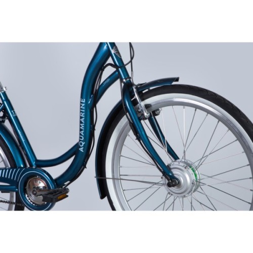 Електровелосипед Dorozhnik 26" eAQUAMARINE BH рама-17" 36B 13А*г 500Вт 2026 темно-синій (ELB-D-26-294)