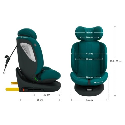 Автокрісло Kinderkraft i-Grow 2 Plus i-Size Green (KCIGRO02GREPL00) (5902533929849)