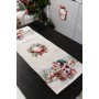 Доріжка на стіл Прованс гобеленова з велюром Снігова зима 35х100 см (036438)