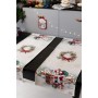 Доріжка на стіл Прованс гобеленова з велюром Снігова зима 35х100 см (036438)