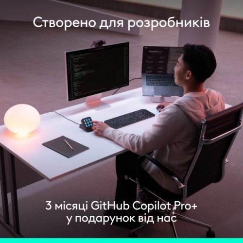 Набір блогера Logitech MX Keypad USB Type-C Graphite (920-013891)
