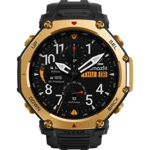 Смарт-годинник Amazfit T-Rex 3 Pro 48mm W2444OV5N Black Gold (1170957)