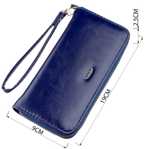 Гаманець Kivi З екошкіри Синій (19036)