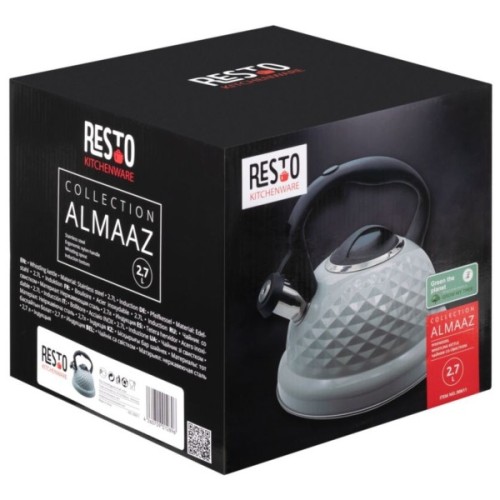 Чайник Resto Almaaz із свистком 2.7 л (90611)