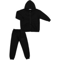 Спортивний костюм дитячий A-Yugi на блискавці (7167-128G-black)