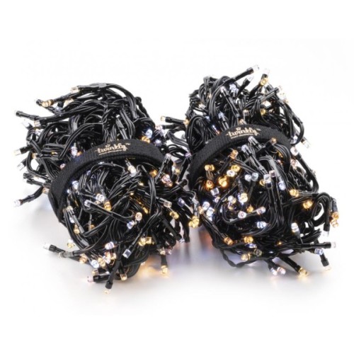 Гірлянда Twinkly Smart LED Cluster AWW, 400, BT+WiFi, Gen II, IP44 кабель чо (TWC400GOP-BEU)