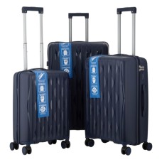 Набір валіз 2E M7979 (L+M+S) темно-синій (2E-PP-M7979-SET3-DB)