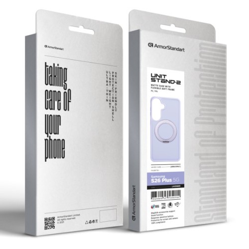 Чохол до мобільного телефона Armorstandart Unit Stand2 Samsung S26 Plus 5G Lavender (ARM89961)