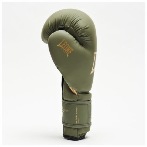 Боксерські рукавички Leone GN059G Military Edition Green 16 унцій (GN059G_Green_16oz)