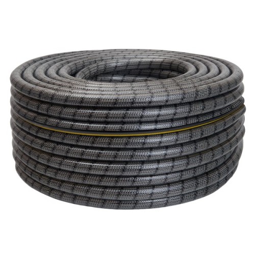 Шланг для поливу Alloid Pro армований, 4-шаровий, Amber Hornett, 3/4", 50м, пістолет, 2 конектори, адаптер, ніж (WH-63324)