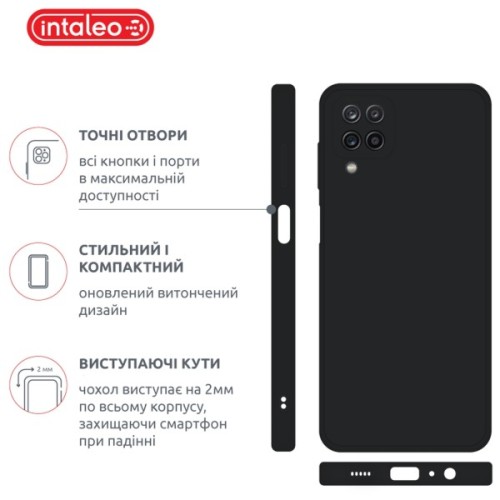 Чохол до мобільного телефона Intaleo SoftShell Samsung Galaxy A12 5G Black (1283126562525)