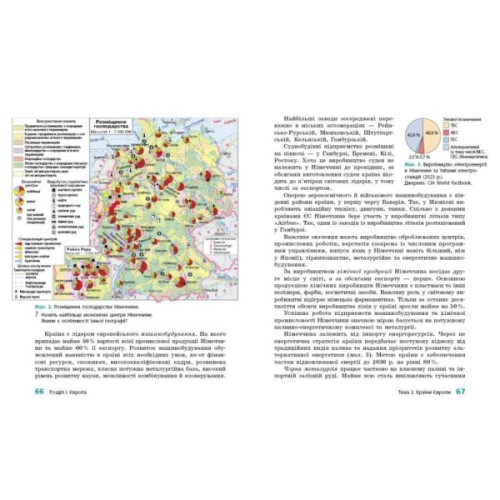 Підручник Географія. Для 10 класу. Рівень стандарту - Г.Д. Довгань Ранок (9786170991638)