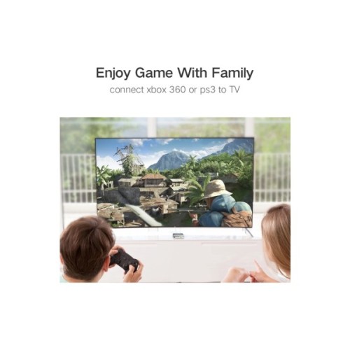 Кабель мультимедійний HDMI M to HDMI M 1.0m 90° corner HD103 black Ugreen (10172)