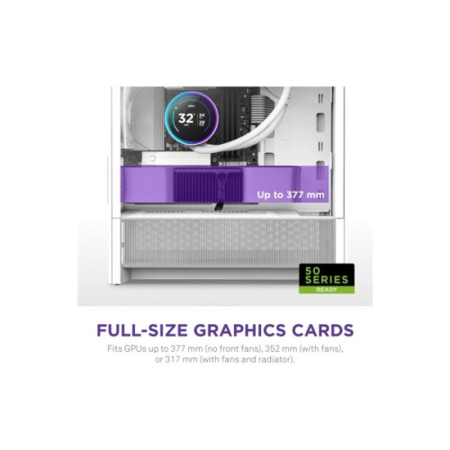 Корпус для ПК NZXT H3 Flow All White (CC-H31FW-01)