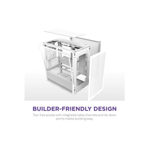 Корпус для ПК NZXT H3 Flow All White (CC-H31FW-01)