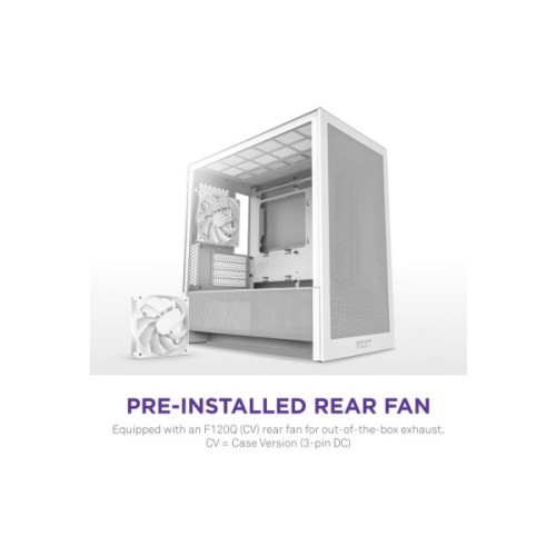 Корпус для ПК NZXT H3 Flow All White (CC-H31FW-01)