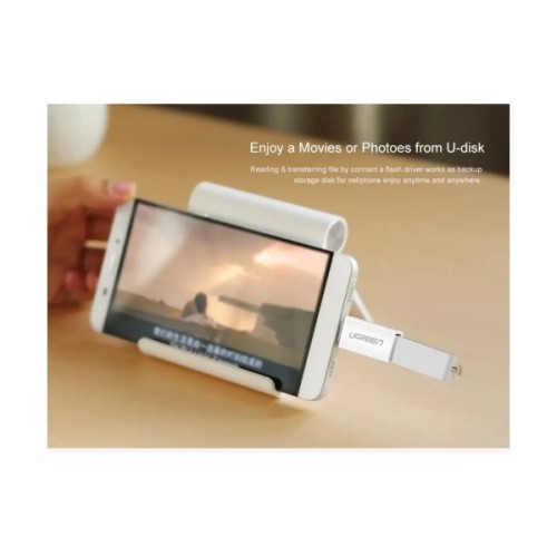 Перехідник OTG USB 3.0 AF to USB-C US173 White Ugreen (30155)