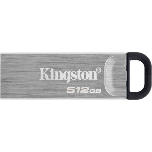 USB флеш накопичувач Kingston 512GB DataTraveler Kyson Silver/Black USB 3.2 (DTKN/512GB)