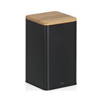 Ємність для сипучих продуктів Kela Kiril 11.5х11.5х19 см 1.6 л чорна (17889)