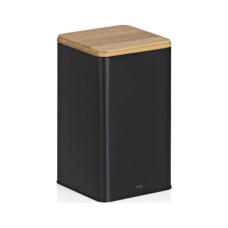 Ємність для сипучих продуктів Kela Kiril 11.5х11.5х19 см 1.6 л чорна (17889)