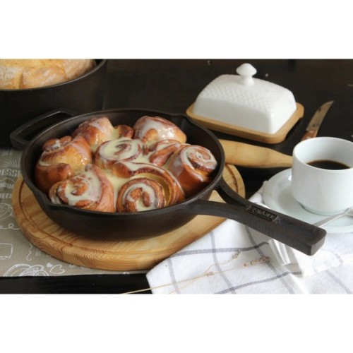 Сковорода Brizoll Monolith чавунна з литою ручкою 240х60 мм (M2460P)